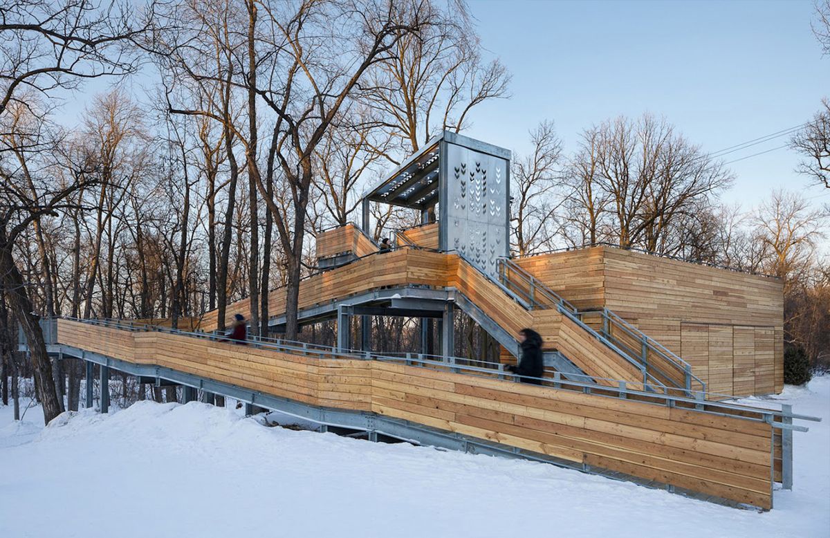 St. Vital Park steel and architectural metals project
